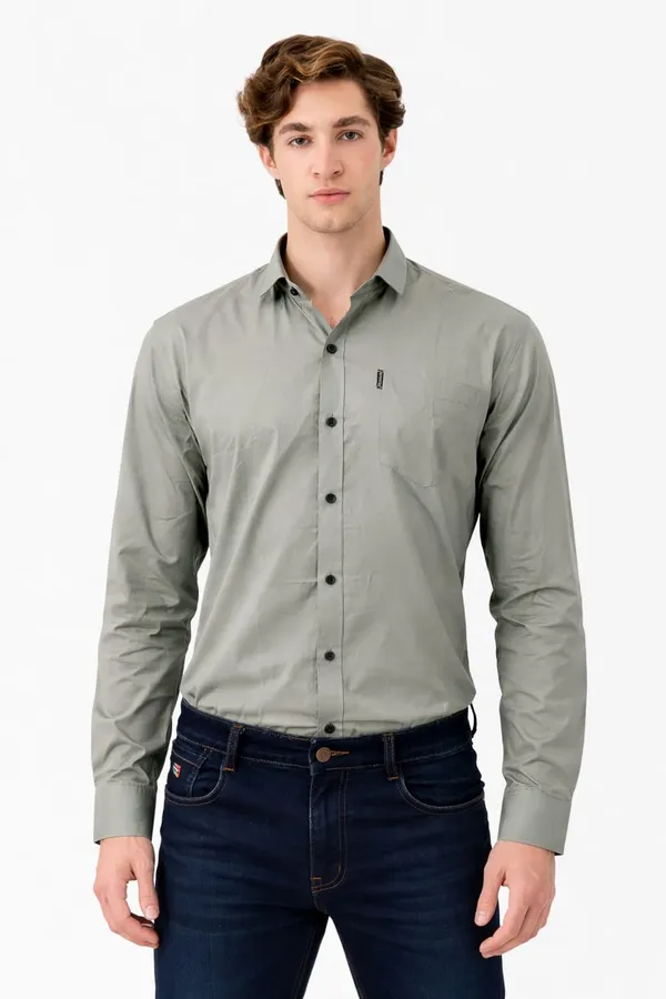 Pista_Green_Premium_Cotton_Shirt_For_Men