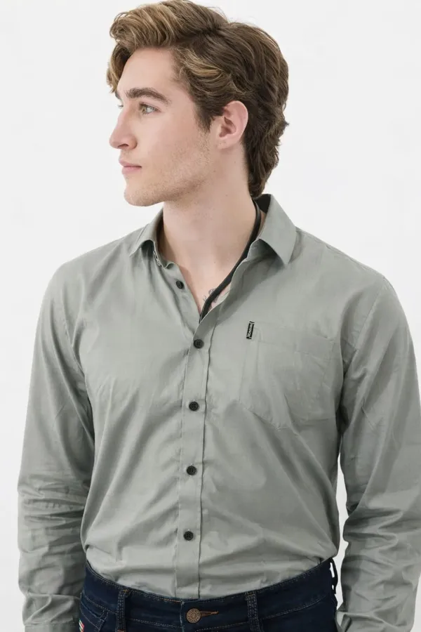 Pista_Green_Premium_Cotton_Shirt_For_Men