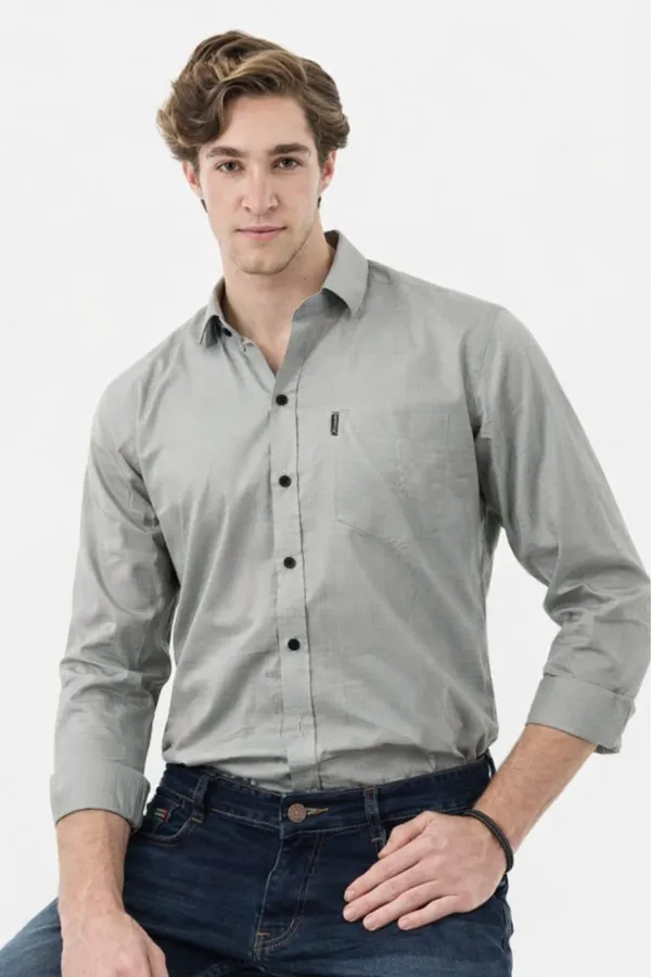 Pista_Green_Premium_Cotton_Shirt_For_Men
