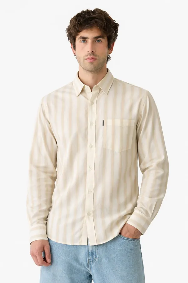 Beige_Premium_Cotton_Shirt_For_Men