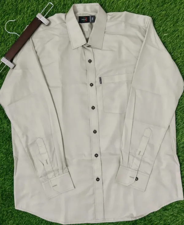 Beige_Premium_Cotton_Shirt_For_Men