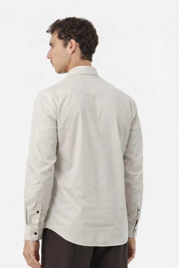 Beige_Premium_Cotton_Shirt_For_Men