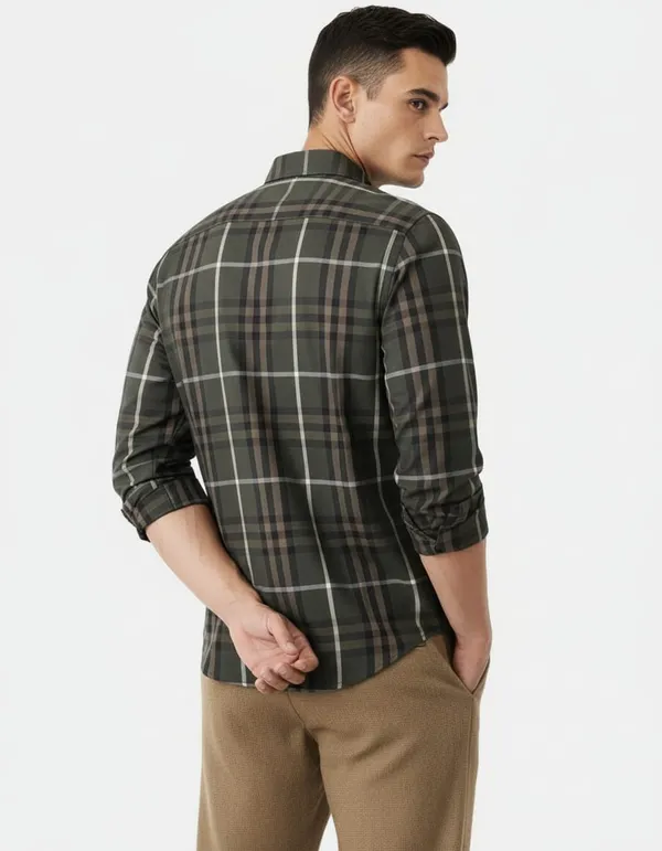 Green_Premium_Cotton_Shirt_For_Men