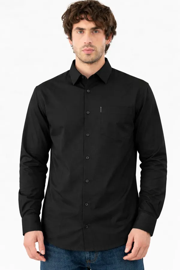 Black_Premium_Cotton_Shirt_For_Men