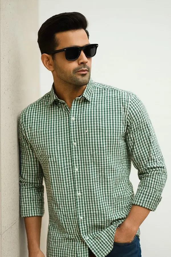 Pista_Green_Premium_Cotton_Shirt_For_Men