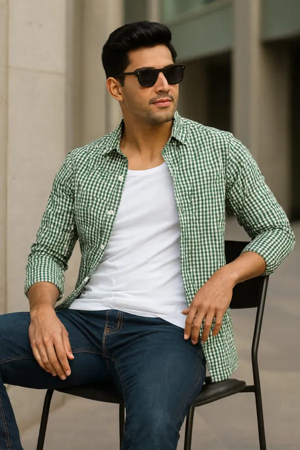 Pista_Green_Premium_Cotton_Shirt_For_Men