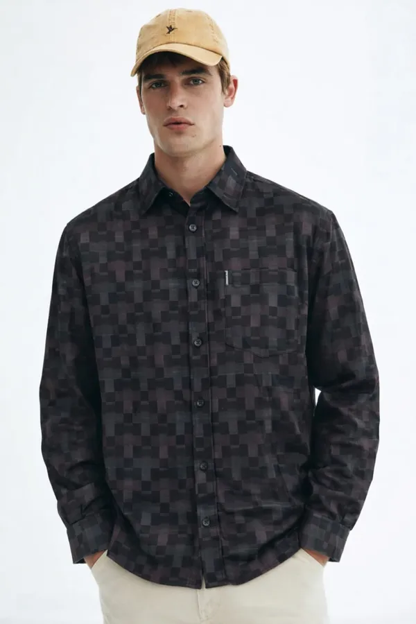 Black_Premium_Cotton_Shirt_For_Men