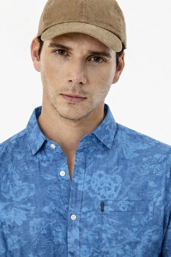 Blue_Premium_Cotton_Shirt_For_Men
