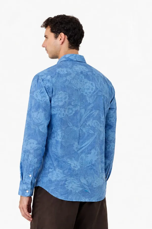 Blue_Premium_Cotton_Shirt_For_Men