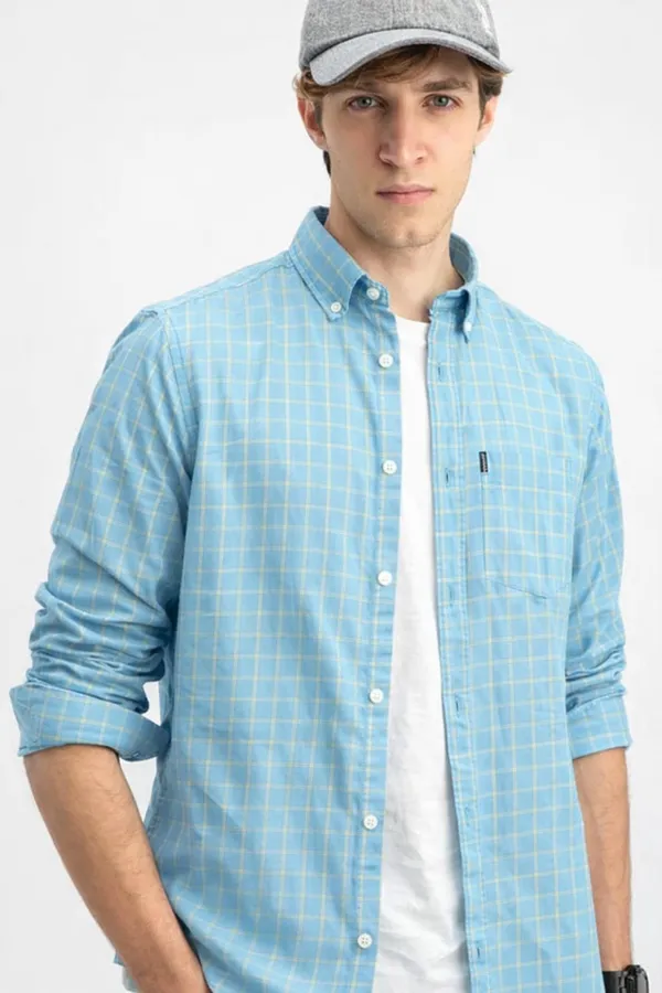 Sky_Blue_Premium_Cotton_Shirt_For_Men
