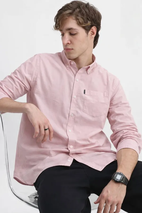 Pink_Premium_Cotton_Shirt_For_Men