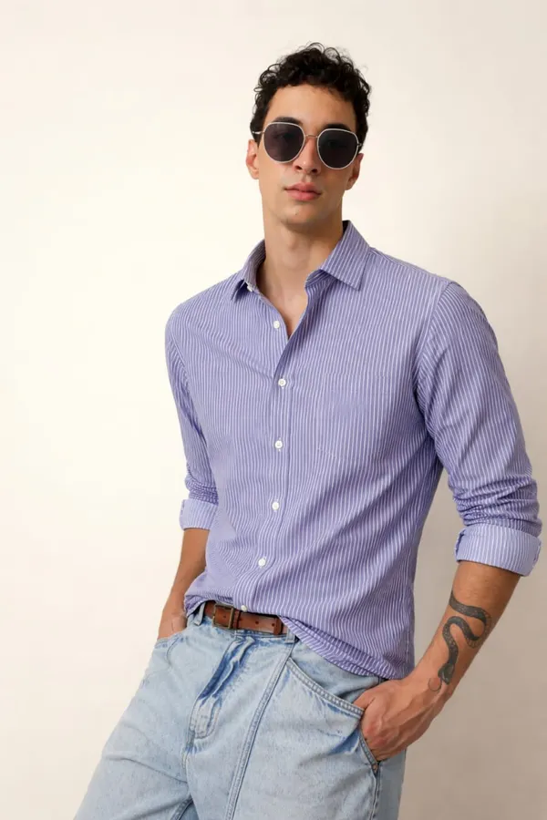 Blue_Premium_Cotton_Shirt_For_Men
