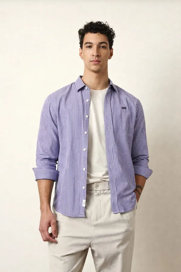 Blue_Premium_Cotton_Shirt_For_Men