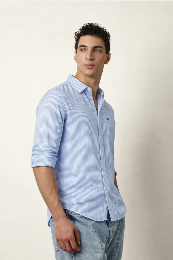 Light_Blue_Premium_Cotton_Shirt_For_Men