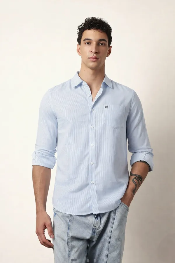 Light_Blue_Premium_Cotton_Shirt_For_Men