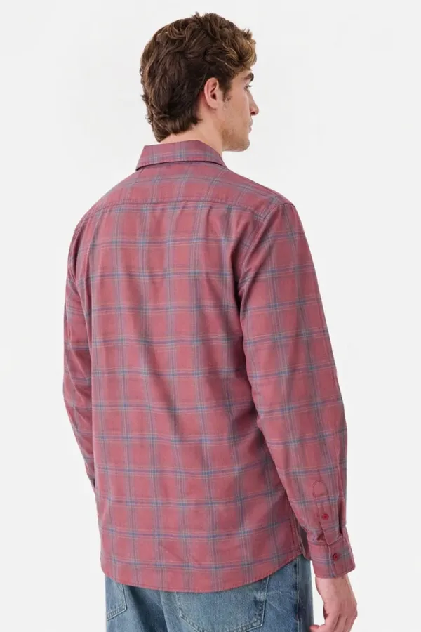 Red_Premium_Cotton_Shirt_For_Men