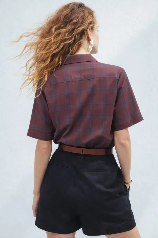 Marron_Premium_Cotton_Shirt_For_Women