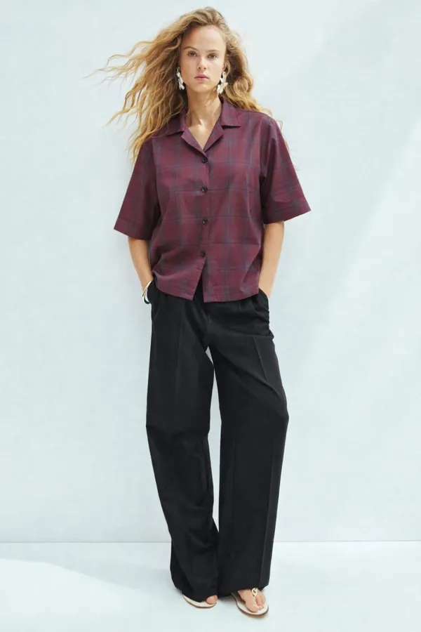 Marron_Premium_Cotton_Shirt_For_Women
