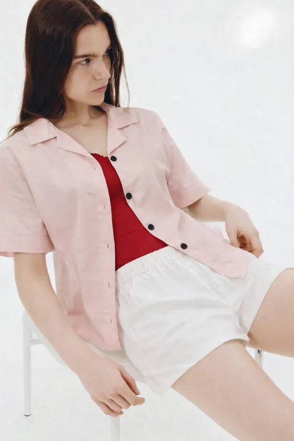 Pink_Premium_Cotton_Shirt_For_Women