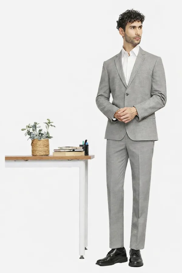 Grey_Premium_Cotton_Suit_For_Men