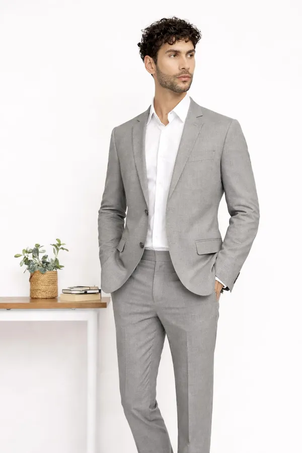 Grey_Premium_Cotton_Suit_For_Men