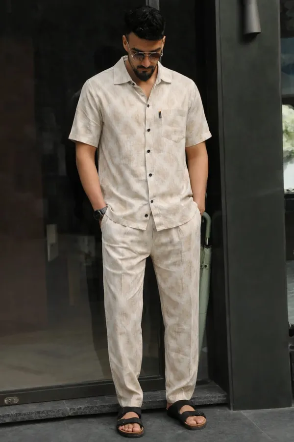 Beige_Premium_Cotton_Co-Ord_Set_For_Men