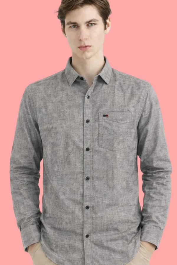 Grey_Premium_Cotton_Shirt_For_Men