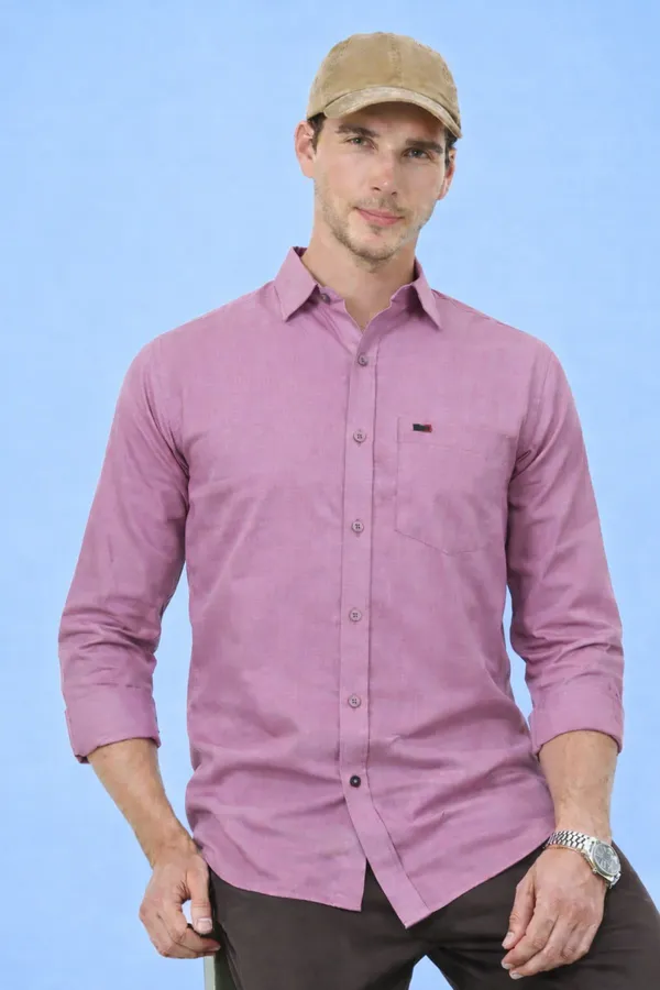 Pink_Premium_Cotton_Shirt_For_Men