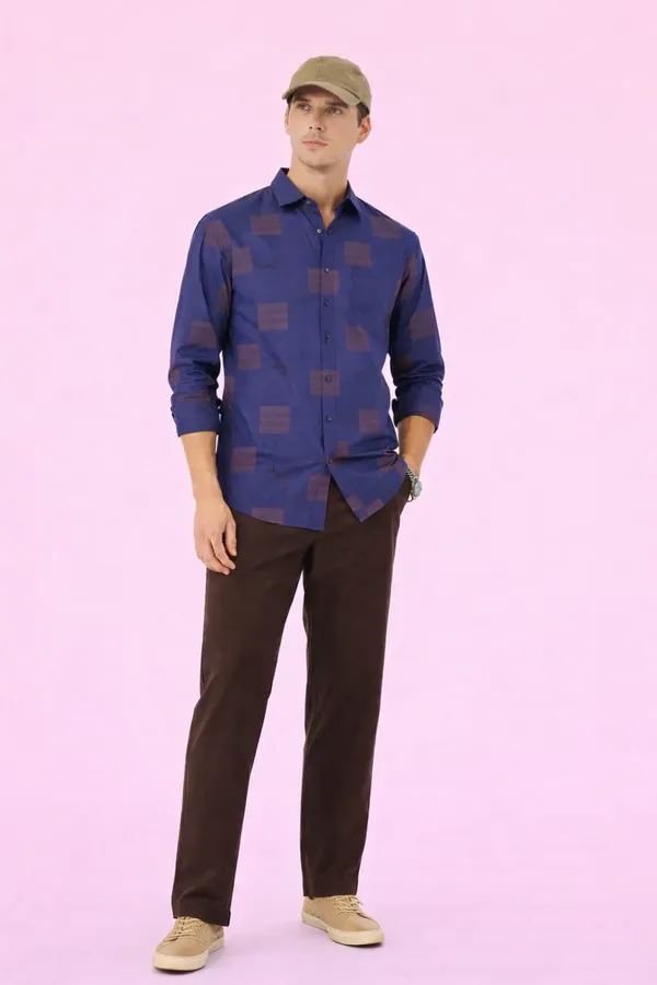 Navy_Blue_Premium_Cotton_Shirt_For_Men