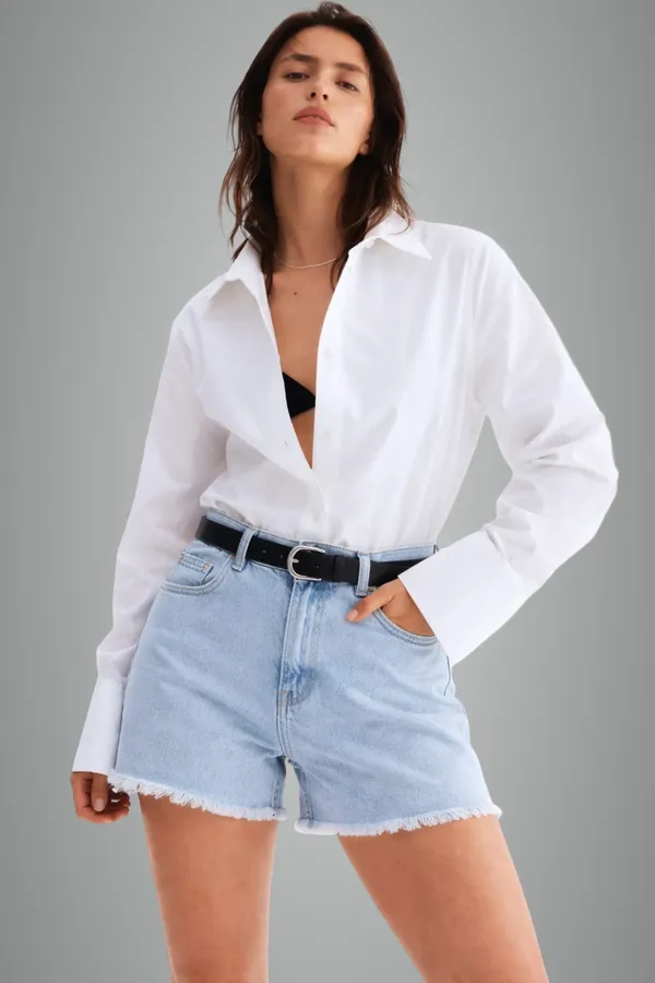 Light_Blue_Premium_Cotton_Shorts_For_Women