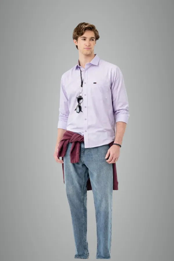 Lavender_Premium_Cotton_Shirt_For_Men