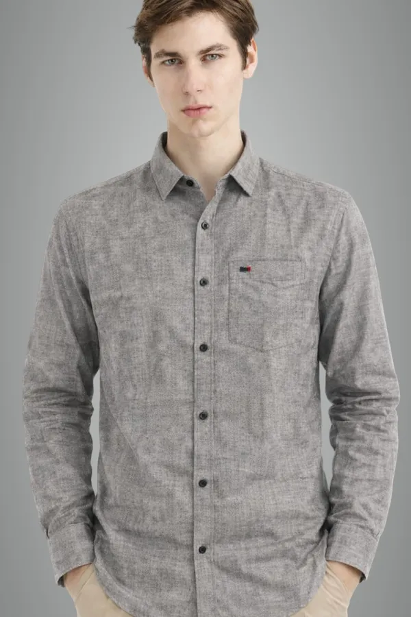 Grey_Premium_Cotton_Shirt_For_Men