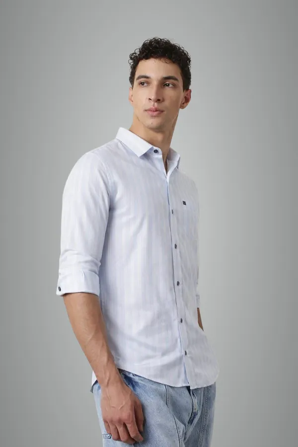 Blue_Premium_Cotton_Shirt_For_Men
