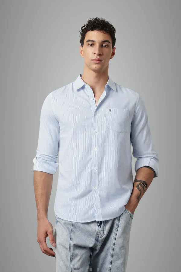 Light_Blue_Premium_Cotton_Shirt_For_Men