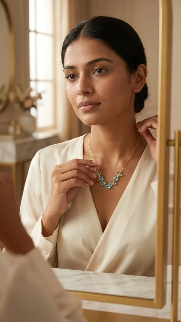 18K_Gold_Plated_Aqua_Blue_Crystal_Vine_Necklace_-_Delicate_Leaf_Motif_Statement_Piece_for_Women