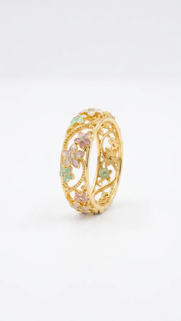 18K_Gold_Plated_Enamel_Floral_Band_Ring_-_Handcrafted_Delicate_Flower_Filigree_Ring_for_Women