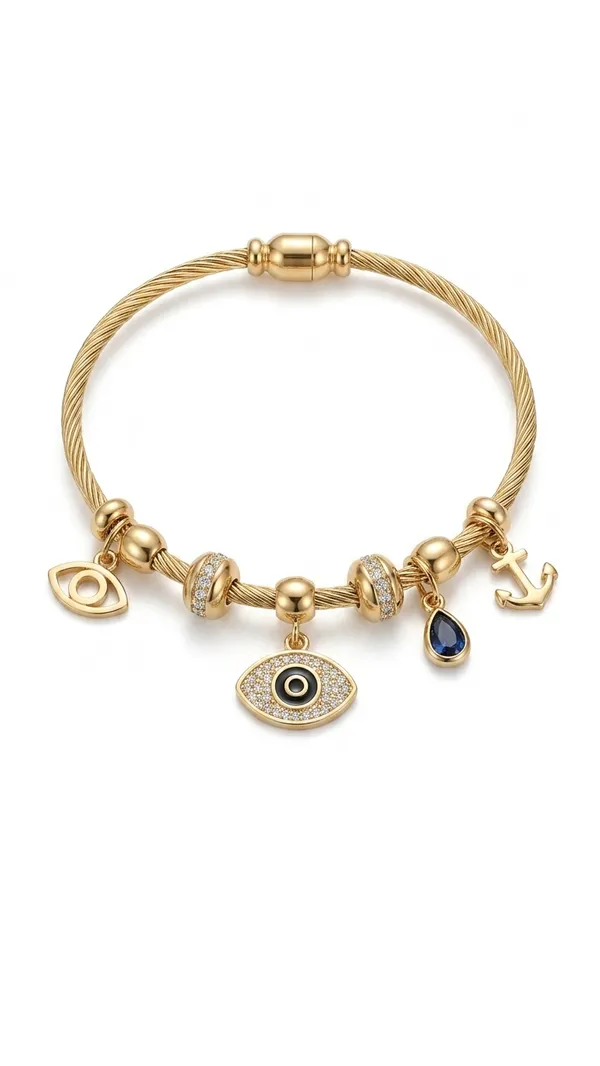 18K_Gold_Plated_Evil_Eye_Charm_Twisted_Cable_Cuff_Bracelet_for_Women_|_Protection_Jewelry