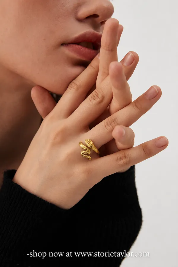 1🐍_Gold_Snake_Wrap_Ring_for_Women_|_Adjustable_Statement_Ring_|_STORIE_TAYLOR