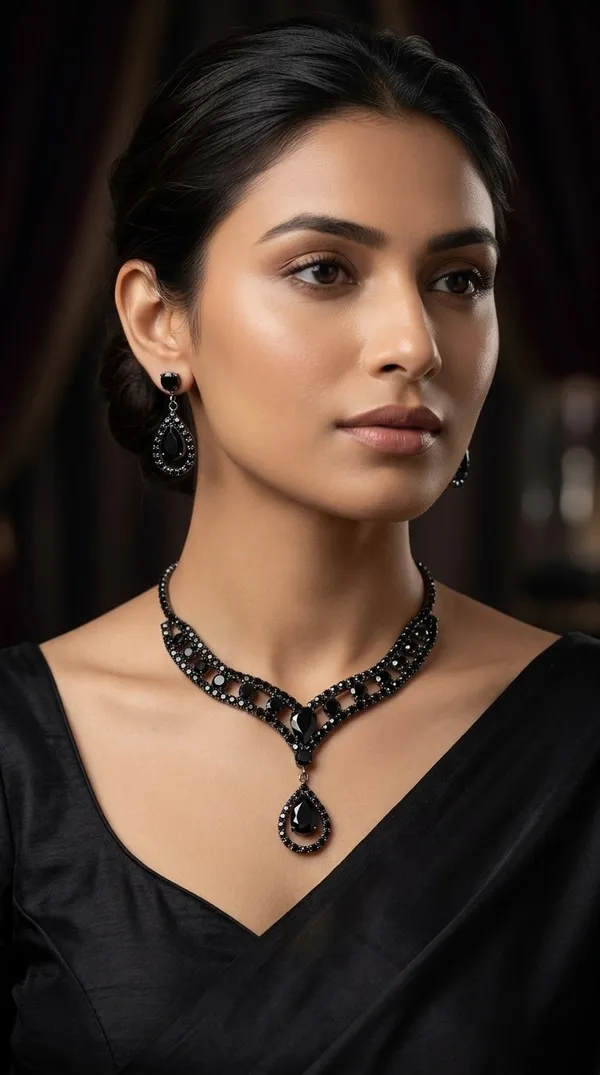 Black_Crystal_Pendant_Set_For_Women