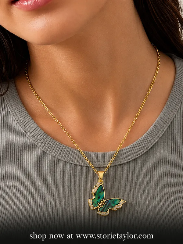Abalone_Butterfly_Pendant_Necklace