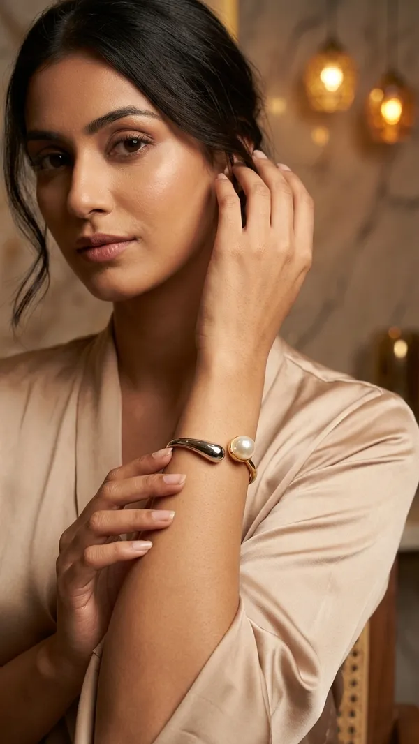 Aura_Two-Tone_Hinged_Pearl_Bracelet
