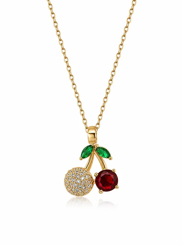 Crystal_Cherry_Pendant_Necklace