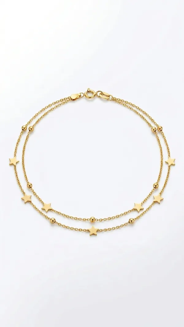 Elegant_18K_Gold-Plated_Double_Layered_Star_Charm_Anklet_for_Women