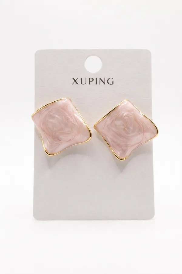 Elegant_Pastel_Pink_Marble-Finish_Square_Stud_Earrings_with_Gold-Plated_Border_-_Premium_Fashion_Jewellery_for_Women