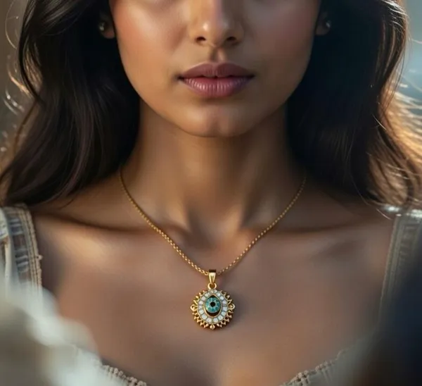Green_Metal_With_Stone_Pendant_For_Women