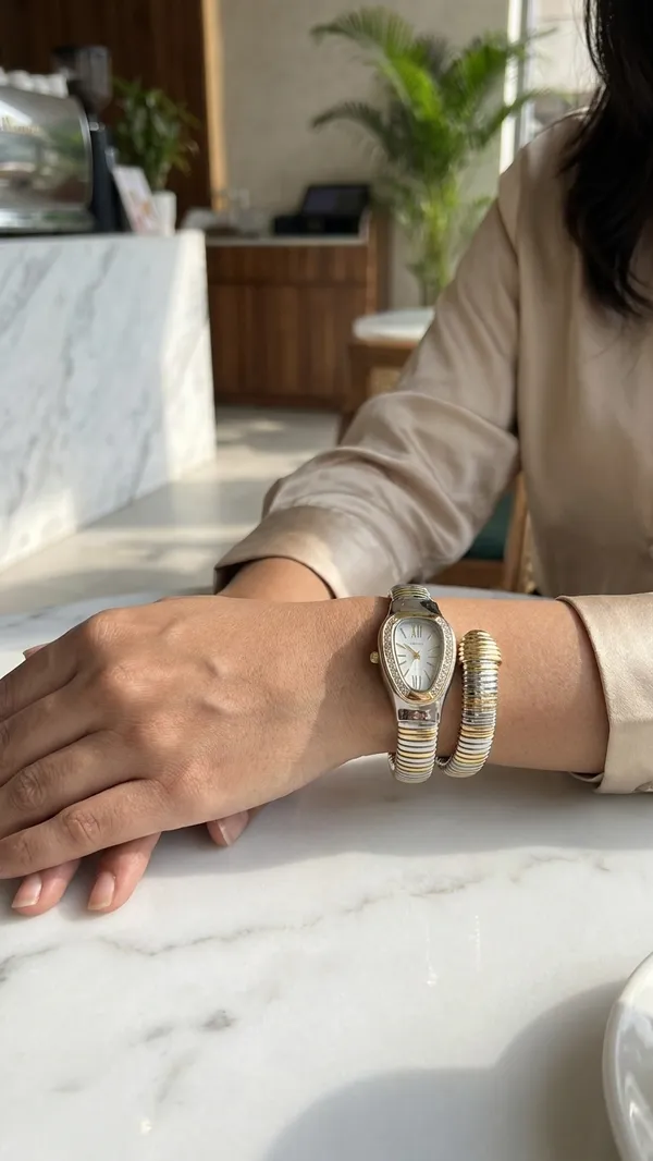 Luxury_Dual-Tone_Serpent_Spiral_Wrap_Watch_for_Women_|_Diamond-Studded_Snake_Shaped_Bracelet_Watch
