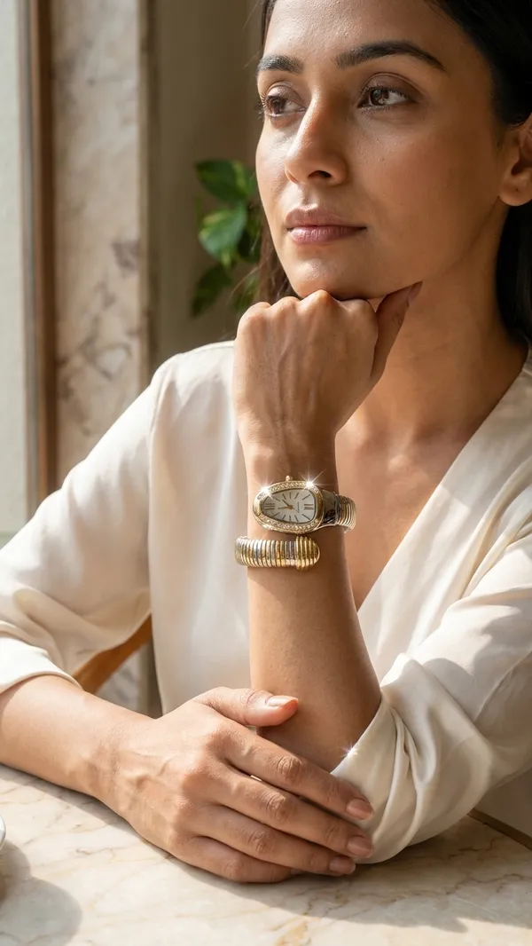 Luxury_Dual-Tone_Serpent_Spiral_Wrap_Watch_for_Women_|_Diamond-Studded_Snake_Shaped_Bracelet_Watch
