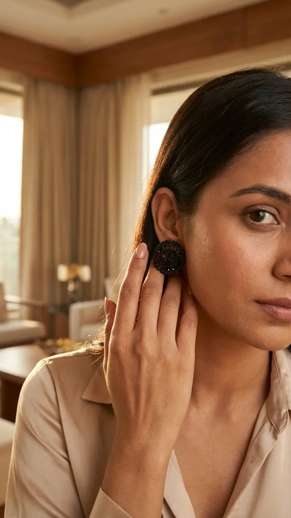 Premium_Black_Oversized_Mandala_Stud_Earrings_-_Handcrafted_Floral_Pattern_with_Crystal_Center