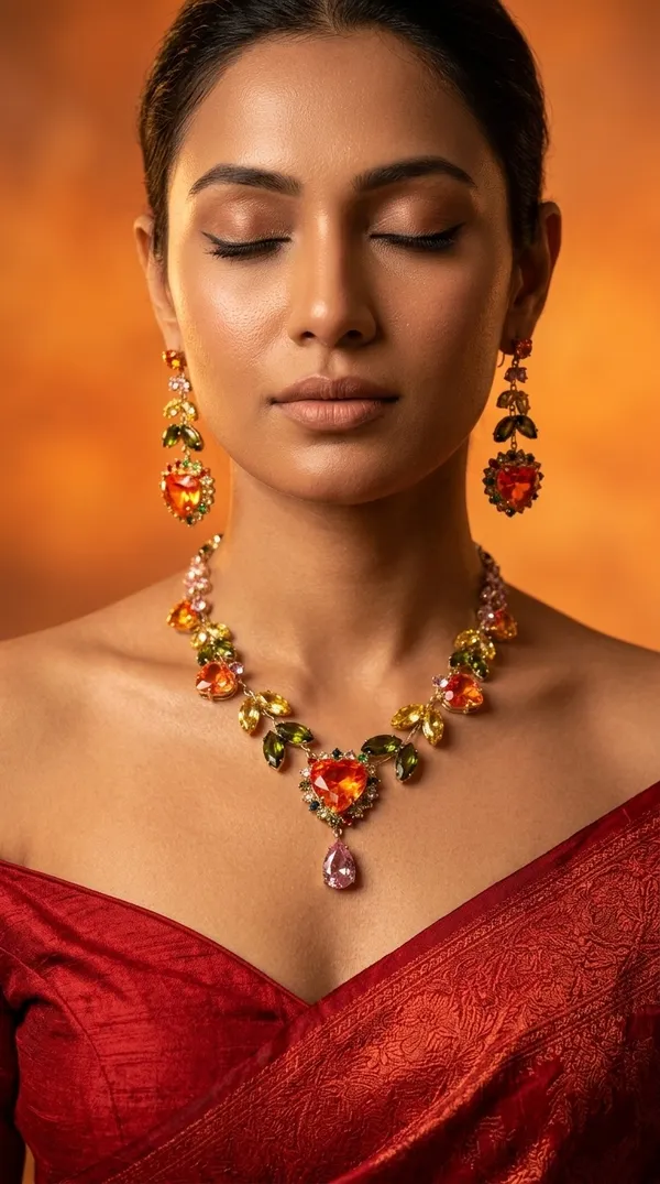 Premium_Floral_Heart_Crystal_Necklace_Set