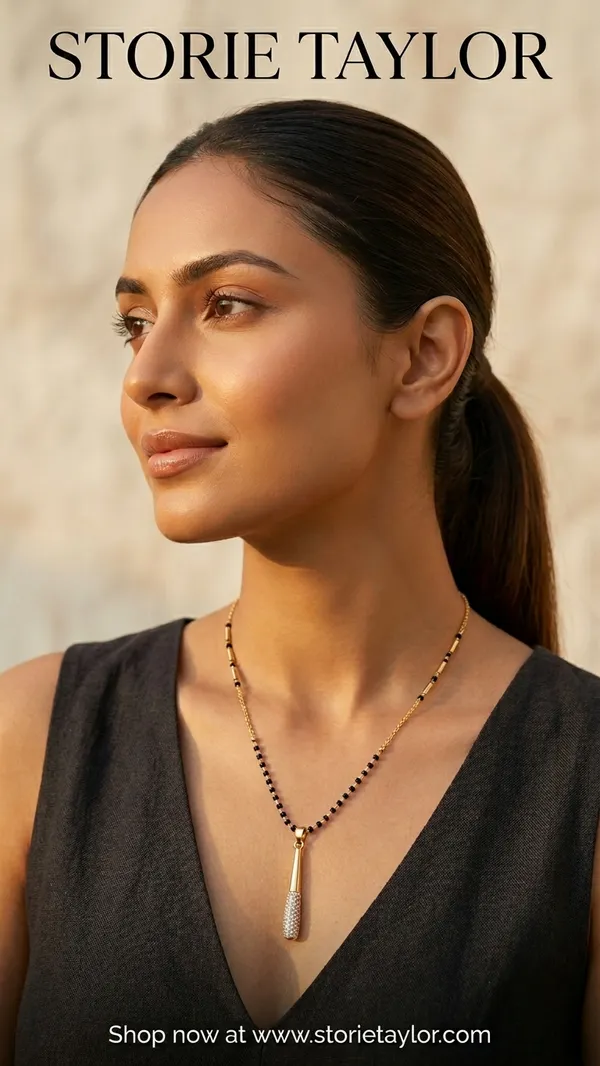 Premium_Gold-Plated_Contemporary_Mangalsutra_with_CZ_Studded_Teardrop_Pendant_and_Classic_Black_Beads_for_Women